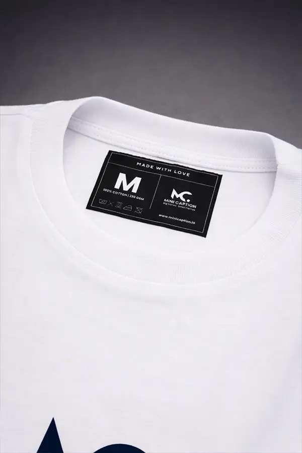 MC MINIMAL TEE-WHITE