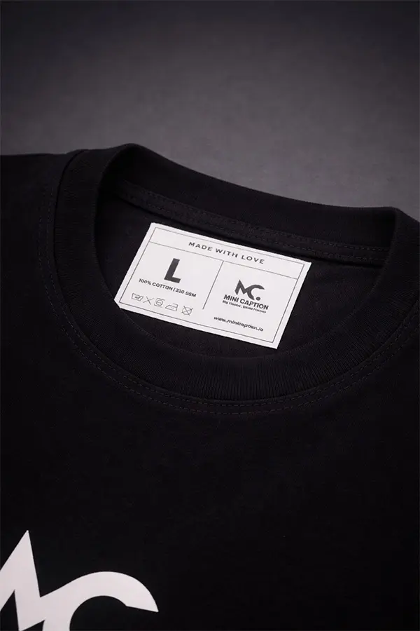 3 MC ORIGINAL TEE-BLACK